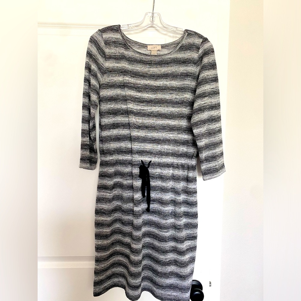 The Loft striped dress